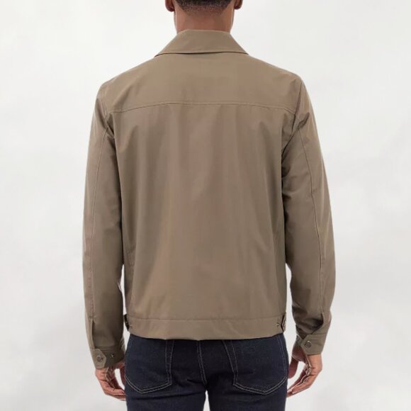 NWT - London Fog Auburn Light Weight H20-Resistant Zip Front Golf Jacket - Olive - Picture 2 of 5